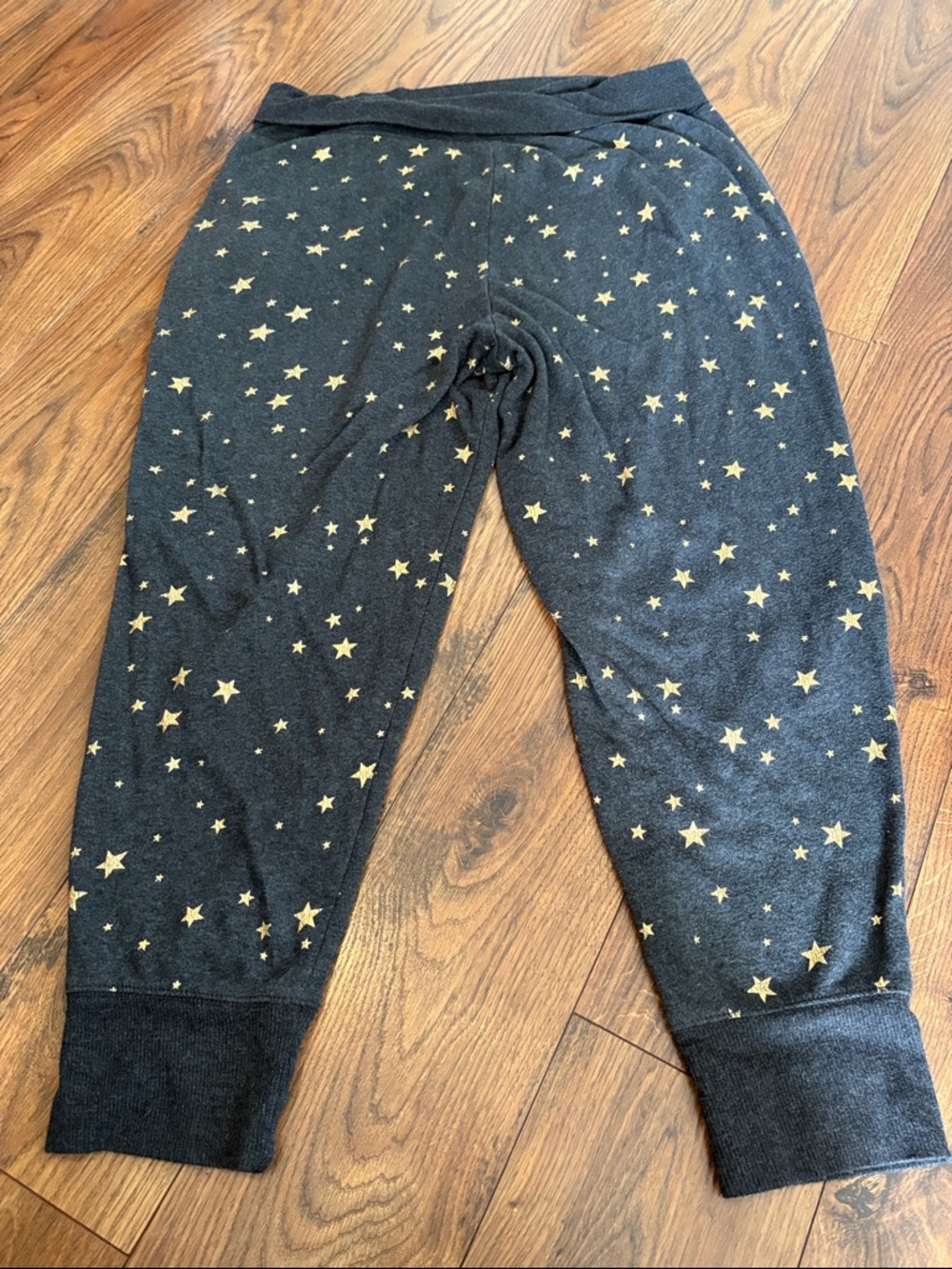 Aerie Black Joggers with Gold Star Print - Picture 8 of 9